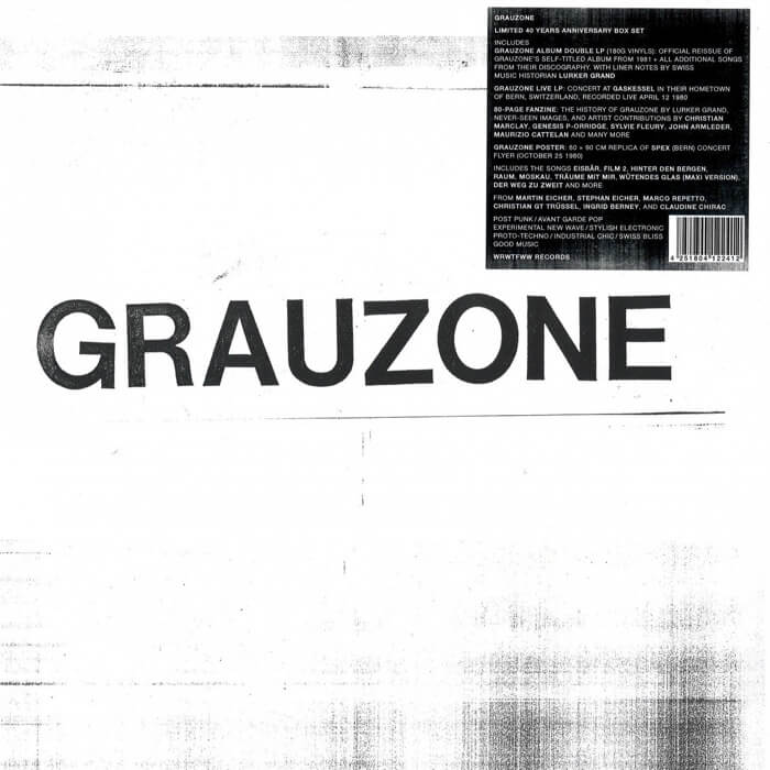 Cover Grauzone | Limited Edition 40 Years Anniversary Box Set