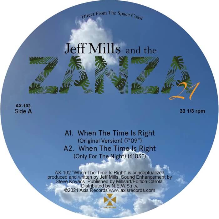 Cover Jeff Mills And The Zanza 21 | When The Time Is Right