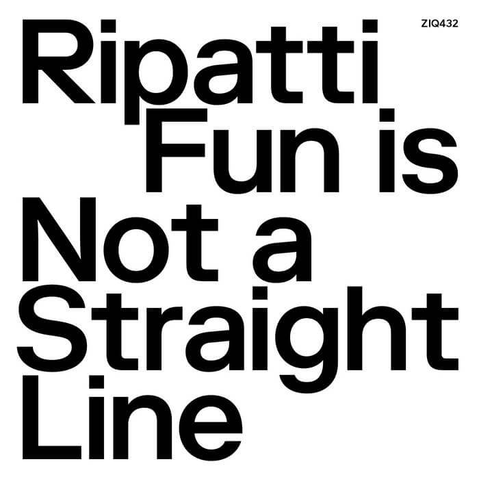 Cover Ripatti | Fun Is Not A Straight Line (Clear Vinyl)
