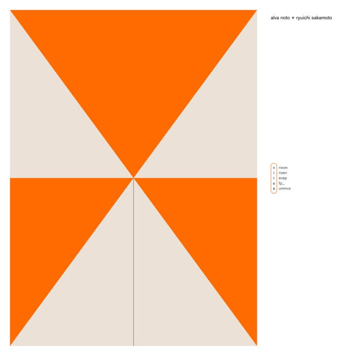 Cover Alva Noto + Ryuichi Sakamoto | Design Slipcase (for Vinyl) / V.I.R.U.S series