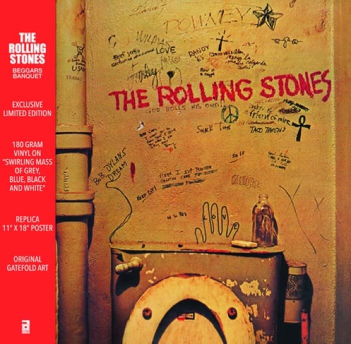 The Rolling Stones | Beggars Banquet (Grey, Blue, Black and White Swirl  Vinyl)