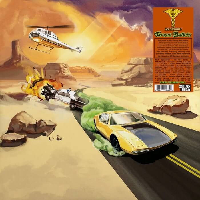Cover VariousJazz Dispensary: Green Bullets (Thunder Green Vinyl)