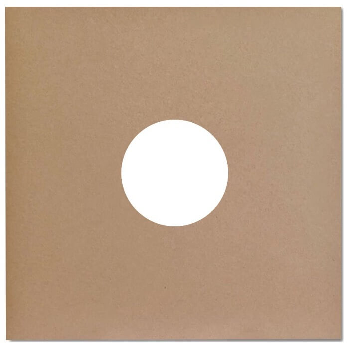 Cover Covers12" Disco Sleeve Cover Centre Holes – Brown