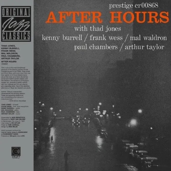 Cover Thad Jones, Frank Wess, Kenny Burrell, Mal WaldronAfter Hours