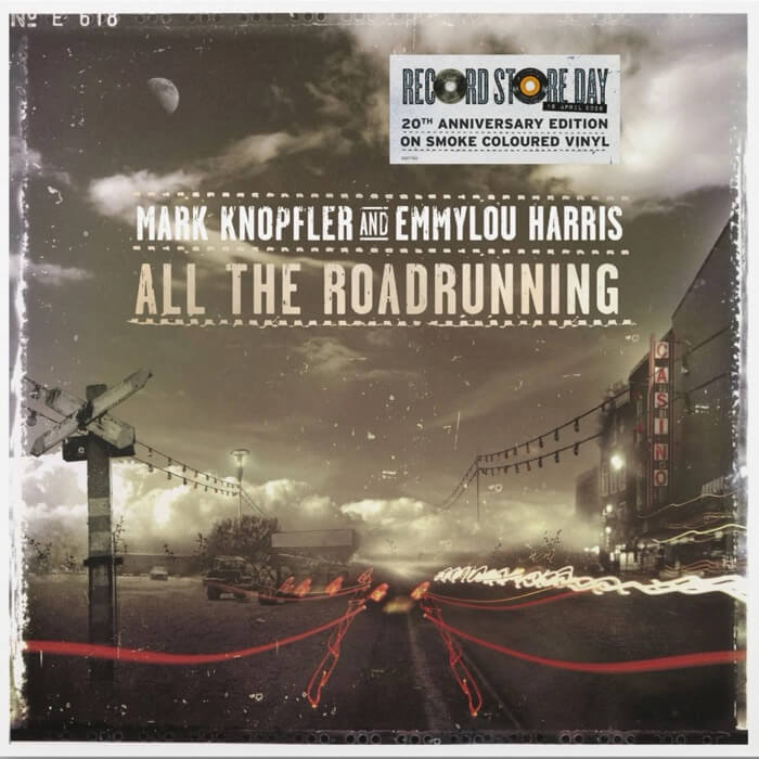 Cover Mark Knopfler & Emmylou HarrisAll The Roadrunning (20th Anniversary Edition) (Clear Vinyl)