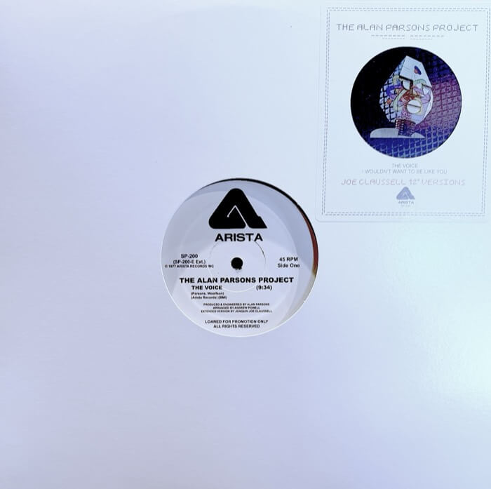 Cover The Alan Parsons ProjectThe Voice / I Wouldn't Want To Be Like You (Joaquin Joe Claussell Remixes)