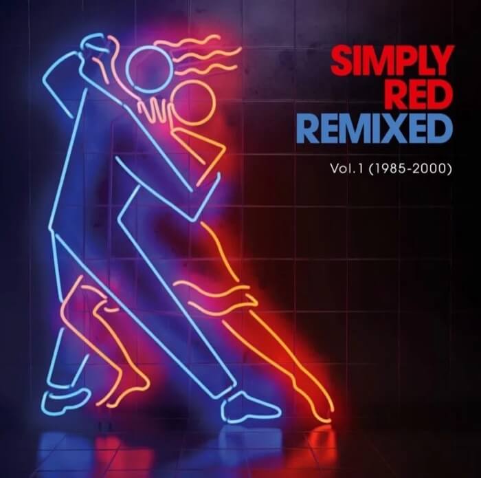 Cover Simply RedRemixed Vol. 1 (1985 – 2000) (Red & Blue Vinyl)