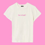 Nina Kraviz | White Hot Steel Baby Tee - SIZE: S
