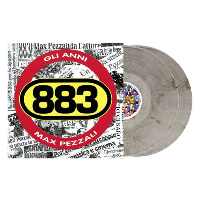 Cover 883Gli Anni (Fumé Vinyl)