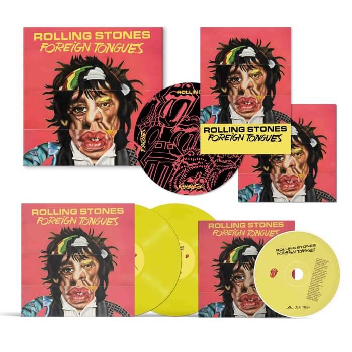 Cover Rolling StonesForeign Tongues (Limited Edition Yellow 2LP + Blu-Ray)