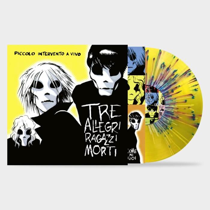 Cover Tre Allegri Ragazzi MortiPiccolo Intervento A Vivo (Splatter Vinyl)