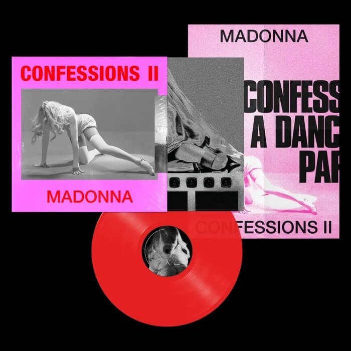 Cover MadonnaConfessions II (Red Vinyl)