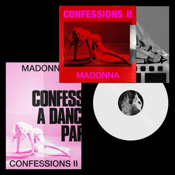 Cover MadonnaConfessions II (White Vinyl)