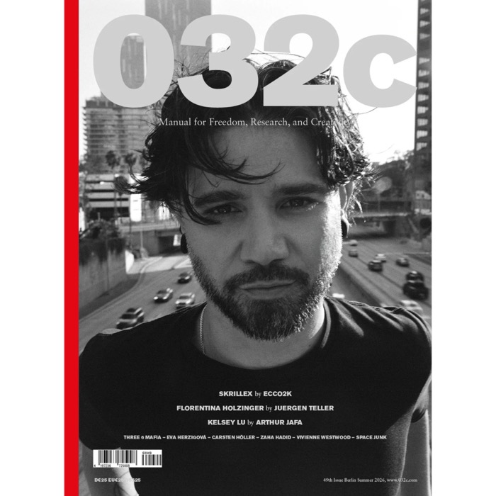 Cover 032c032c Magazine – 49th Issue Berlin Summer 2026
(Skrillex Cover)