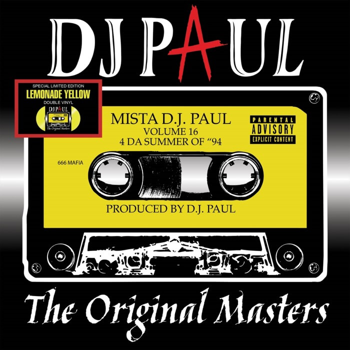 Cover DJ PaulVolume 16: 4 Da Summer of "94 (Lemonade Yellow Vinyl)