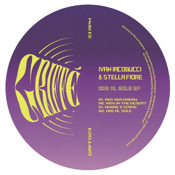 Cover Ivan Iacobucci & Stella FioreOde Al Sole EP