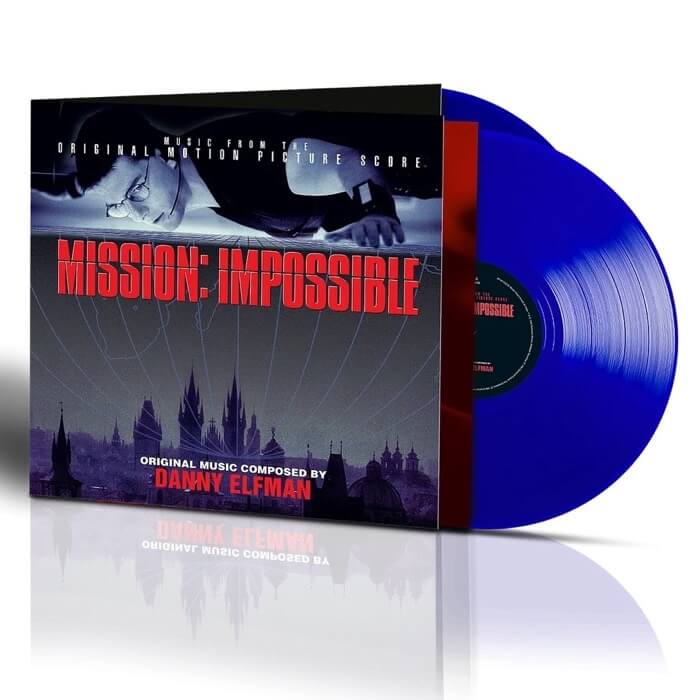 Cover Danny Elfman | Mission: Impossible (30th Anniversary Edition) (Blue Vinyl)