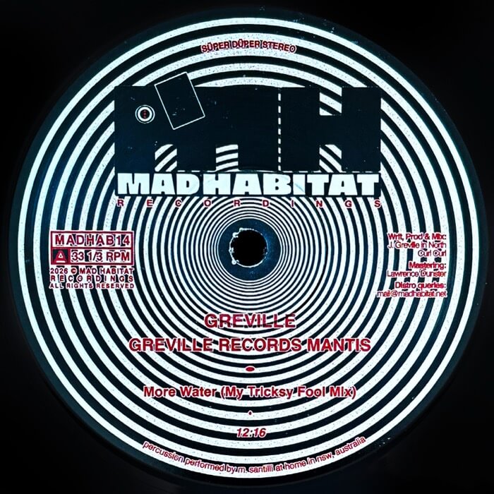 Cover Greville | Greville Records Mantis
