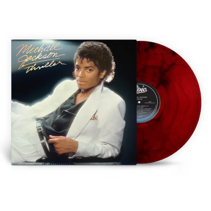 Cover Michael JacksonThriller (Limited Edition Red & Black Marble Vinyl)