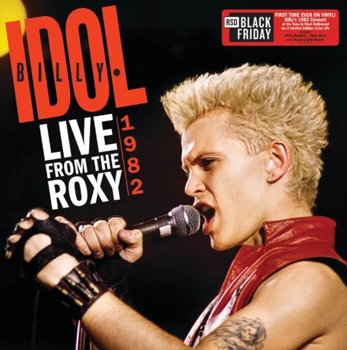 Cover Billy IdolLive From The Roxy, 1982 (Red/Black Marble Vinyl)