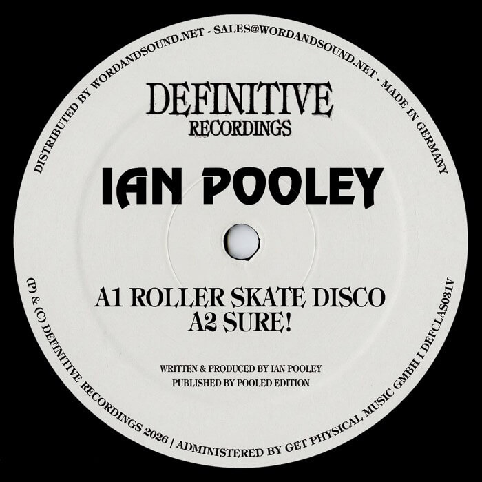 Cover Ian PooleyRoller Skate Disco EP