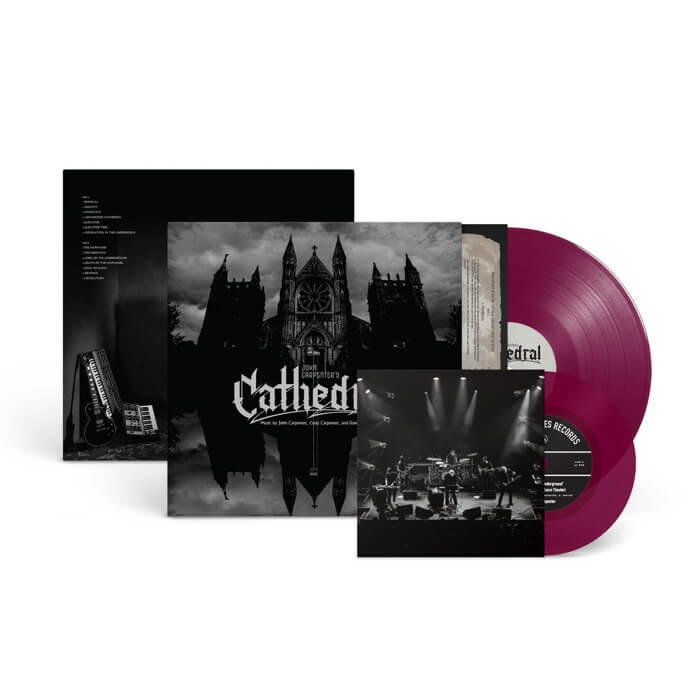 Cover John Carpenter, Cody Carpenter, & Daniel DaviesCathedral (Amethist Vinyl)