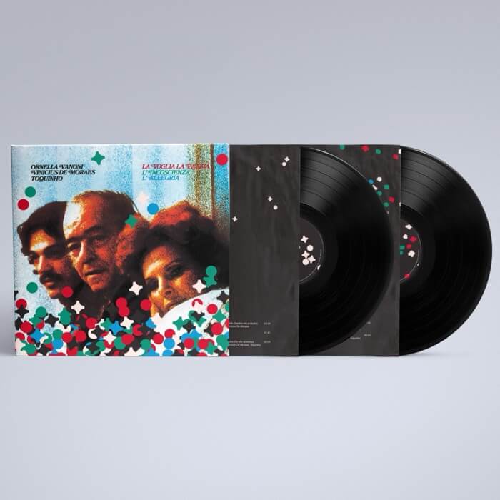 Cover Ornella Vanoni / Vinicius De Moraes / ToquinhoLa Voglia La Pazzia L'Incoscienza L'Allegria (50th Anniversary) (2LP+Book+Poster+Sticker)