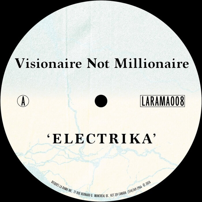 Cover Visionaire Not MillionaireElectrika
